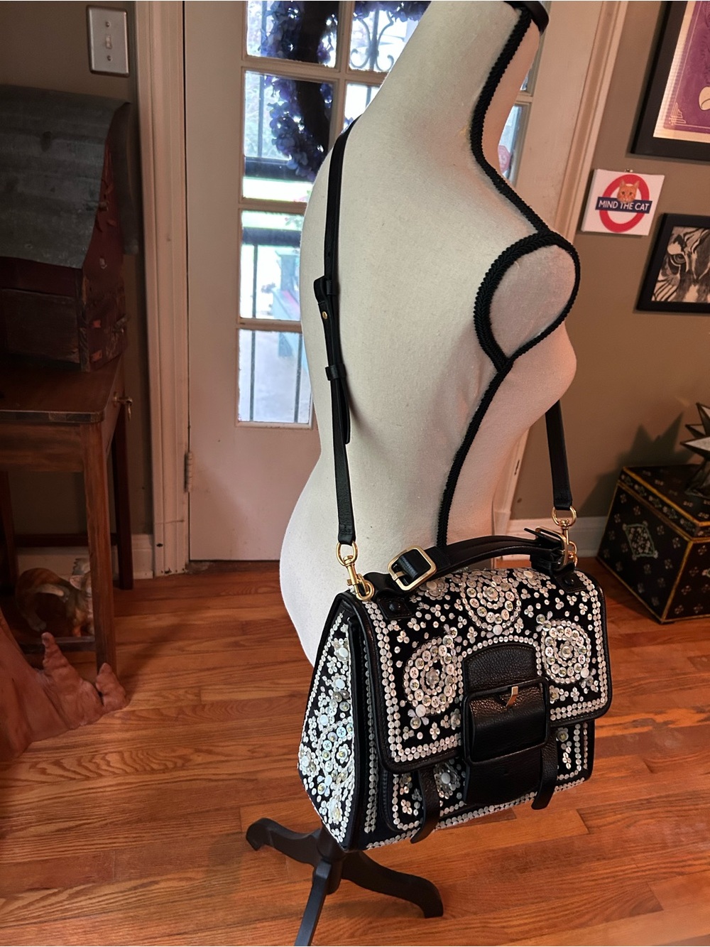 Tory Burch Work Of Art Handbag - Picture 3 of 14
